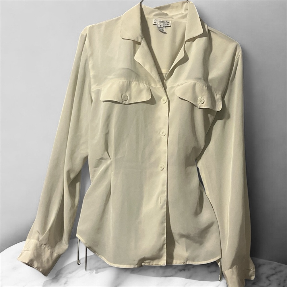 Dior Cream Blouse